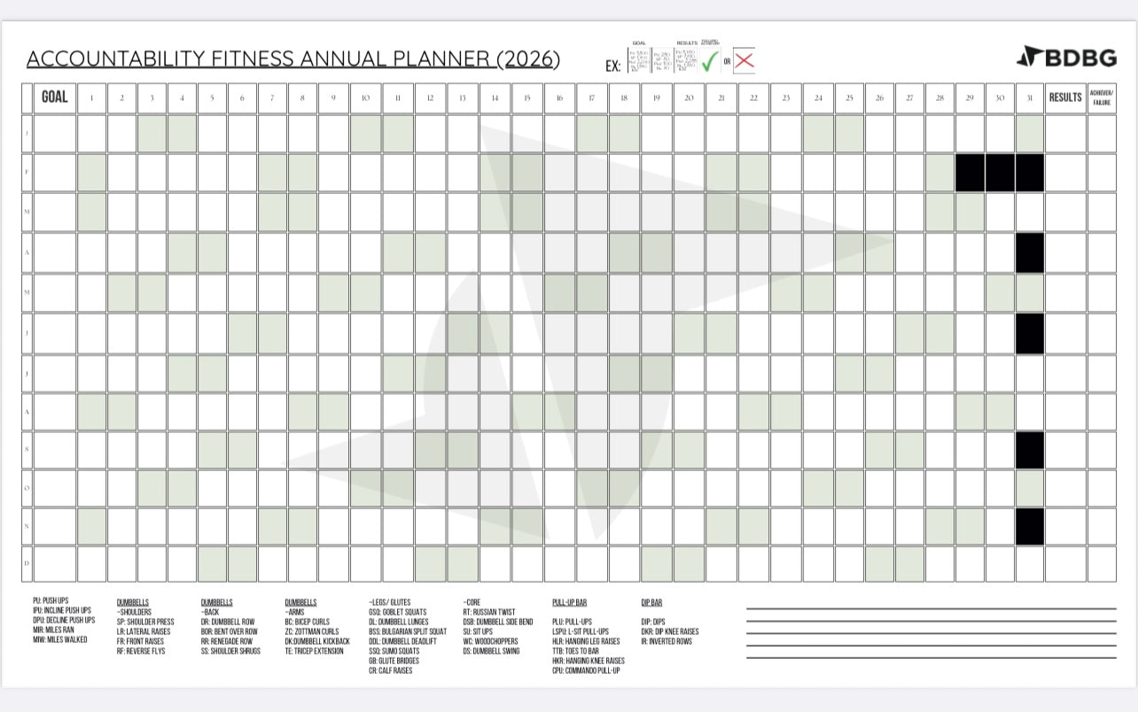 2026 Accountability Planner